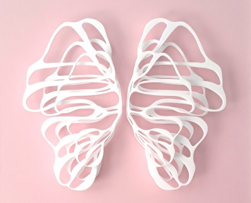 Layered Cora Verhagen, lasercut art